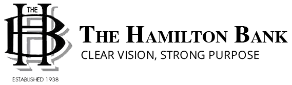 Hamilton Bank Logo in Black